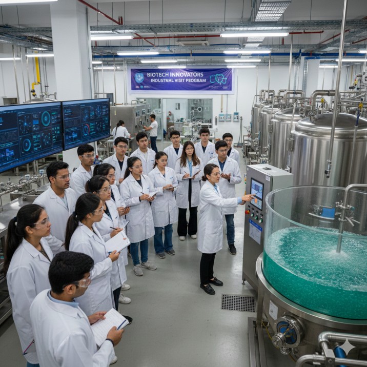 Curevita Research offers specialized students industrial visit programs&nbsp; image