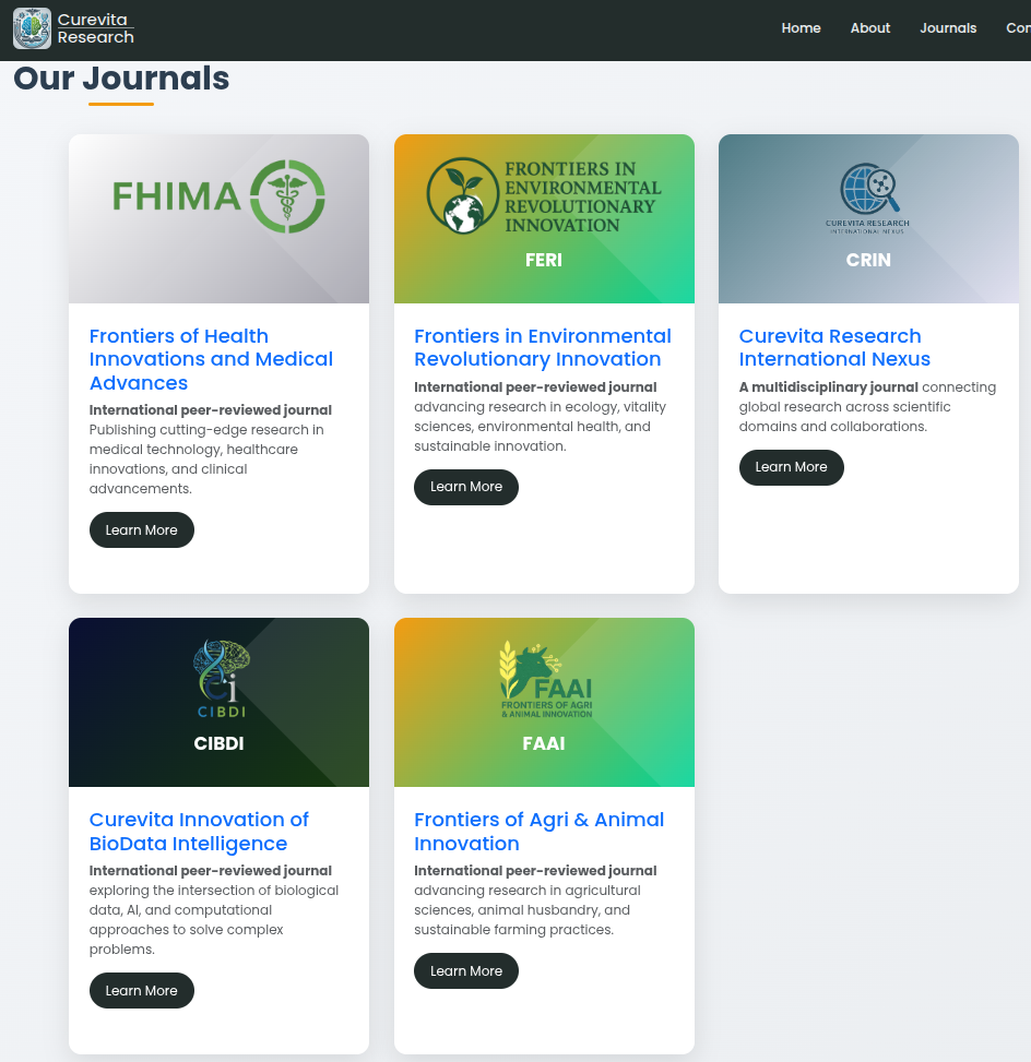 Curevita Journals image